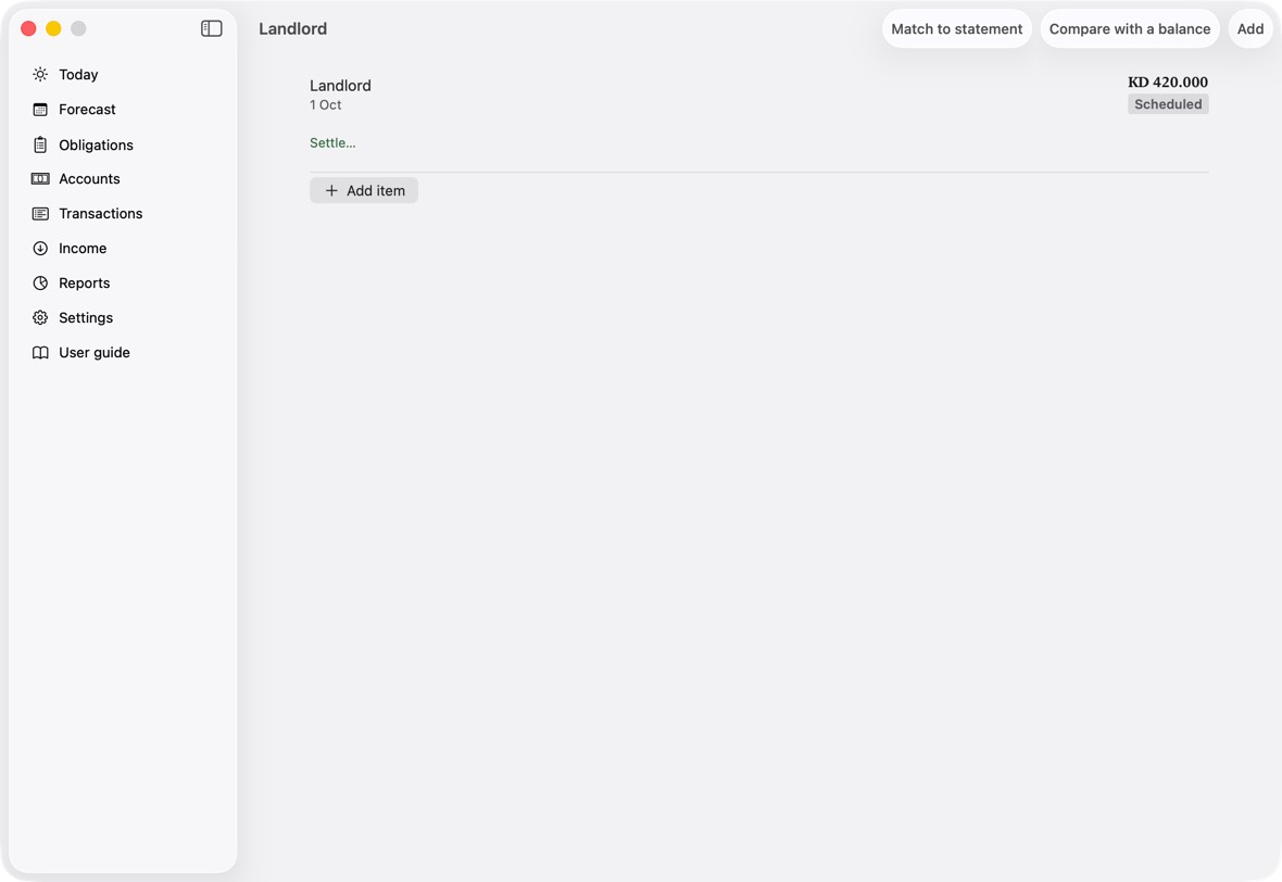 You should now see the payee's list without the payments you stopped or deleted, and any you reopened back as open.